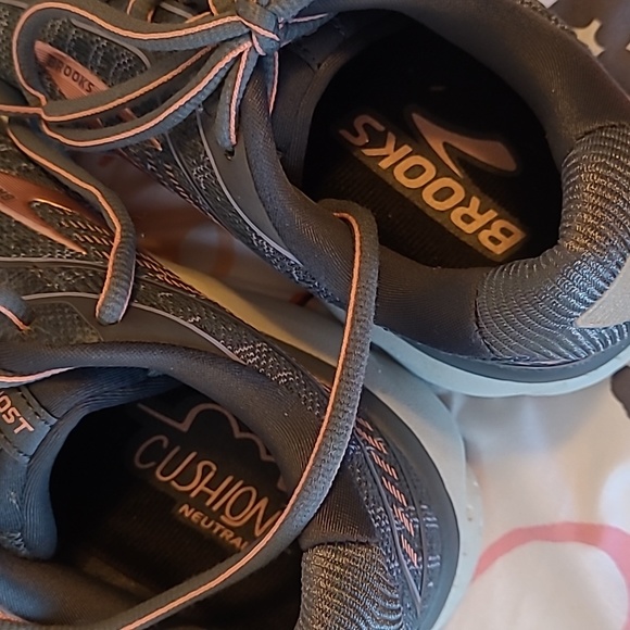 Brooks Ghost 12 Running Shoes Pink and Grayish Blue Size 7.5 - Picture 5 of 7